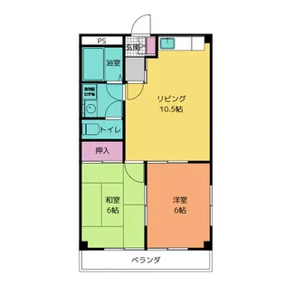 エクセル若宮【4階】の間取り