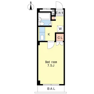 エステート新松戸21【3階】の間取り