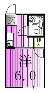 シティハイムアーバンA棟【2階】の間取り