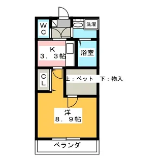 Roots【4階】の間取り