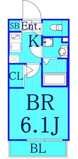 リライア川崎ウエストサイド【2階】の間取り