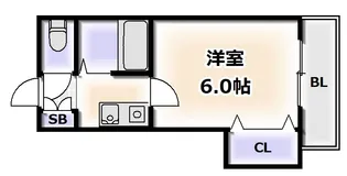 ヴィラ壱番館【7階】の間取り