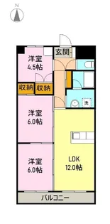 セードルせせらぎ【1階】の間取り
