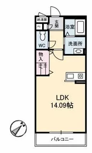 セピアディアコート B棟【1階】の間取り