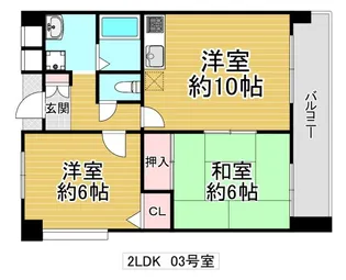パラドリームIB【6階】の間取り