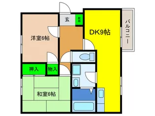 ロイヤルウイングA棟【3階】の間取り