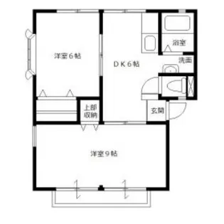 シティハイツ【2階】の間取り