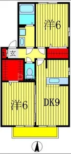 トレグラースB【1階】の間取り