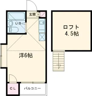 ノースパラシオン【2階】の間取り