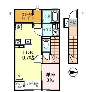 キキョウK.T【1階】の間取り
