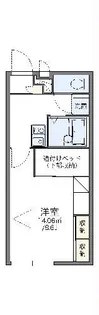 レオパレス鈴蘭【1階】の間取り
