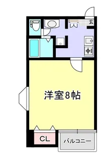 レジデンス優II【5階】の間取り