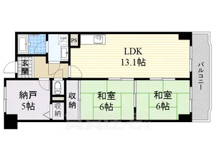 エクレールミシマ【3階】の間取り