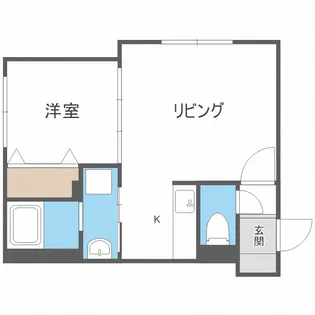 Alegria発寒南【2階】の間取り