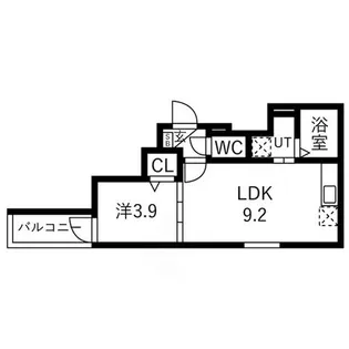 ルアナテラス38【3階】の間取り