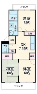 セントラルビレッジ【3階】の間取り