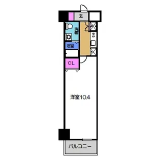 フェニックスレジデンス堺東【6階】の間取り