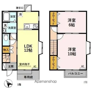 カーサ石原瀬 I【1階】の間取り