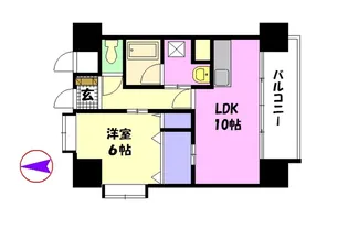 松尾ビル皆実II【3階】の間取り