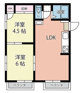 ストリーム旭【2階】の間取り