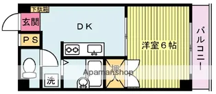 三松マンション【3階】の間取り