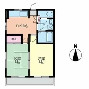 シティ高山【3階】の間取り