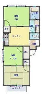 エレガンス【2階】の間取り