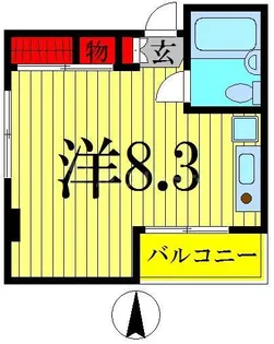 エスポワール・スギタ【4階】の間取り
