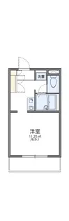 レオパレスシェル都【4階】の間取り