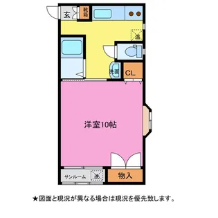 飛鳥ハイム【3階】の間取り