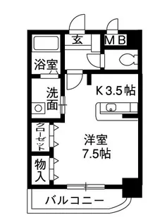カーサ グランデ【6階】の間取り