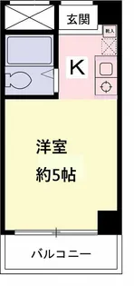 ハイネス・エム・ワイ【4階】の間取り