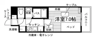 Uni E‘terna 福井乾徳【3階】の間取り