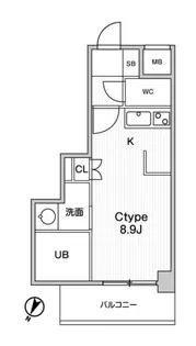 JMFResidence町田【1階】の間取り