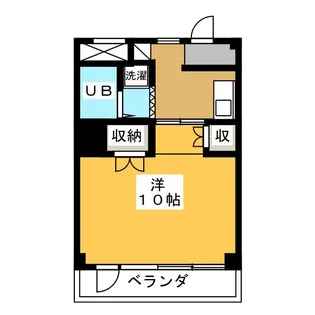 境川マンション【3階】の間取り