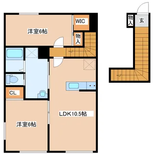Green Nest【原町5丁目新築】【2階】の間取り