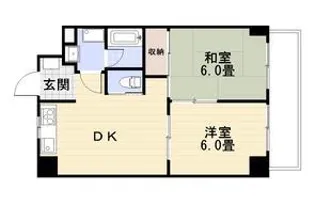 和光麻里布レジデンス参番館【8階】の間取り