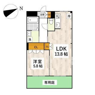 エーデル【2階】の間取り