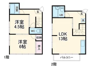 コーポレイ2の間取り