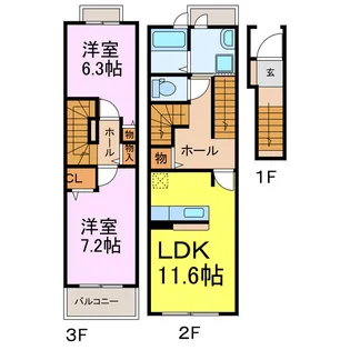 セレスティーノの間取り