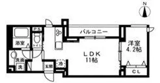 ディーズプラス篠崎【5階】の間取り