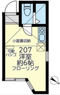 ユナイト日ノ出町パトリアージュの杜【2階】の間取り
