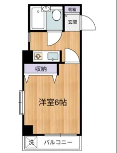 フラットワセダ【4階】の間取り