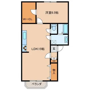 ロータリーマンション高山【1階】の間取り