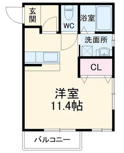 メゾン・ベール【1階】の間取り