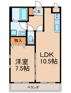 エターナI【1階】の間取り