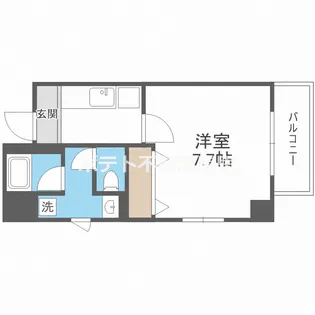 TOYOTOMI STAY PREMIUM 天王寺公園南【8階】の間取り