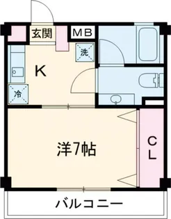 ビームス六町【2階】の間取り