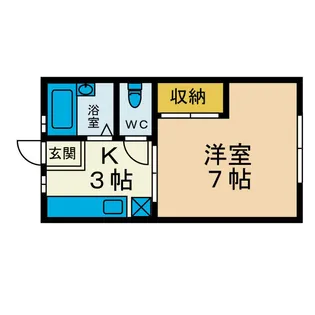 ノーブル本厚木【1階】の間取り