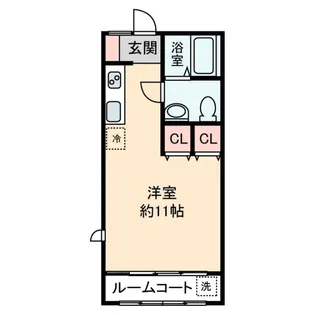 ル・ソレイユI【1階】の間取り